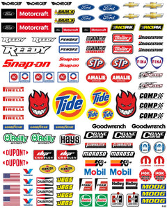 RC Racing-02 Decal Set for 1:8/1:10/1:12 Scale Vehicles