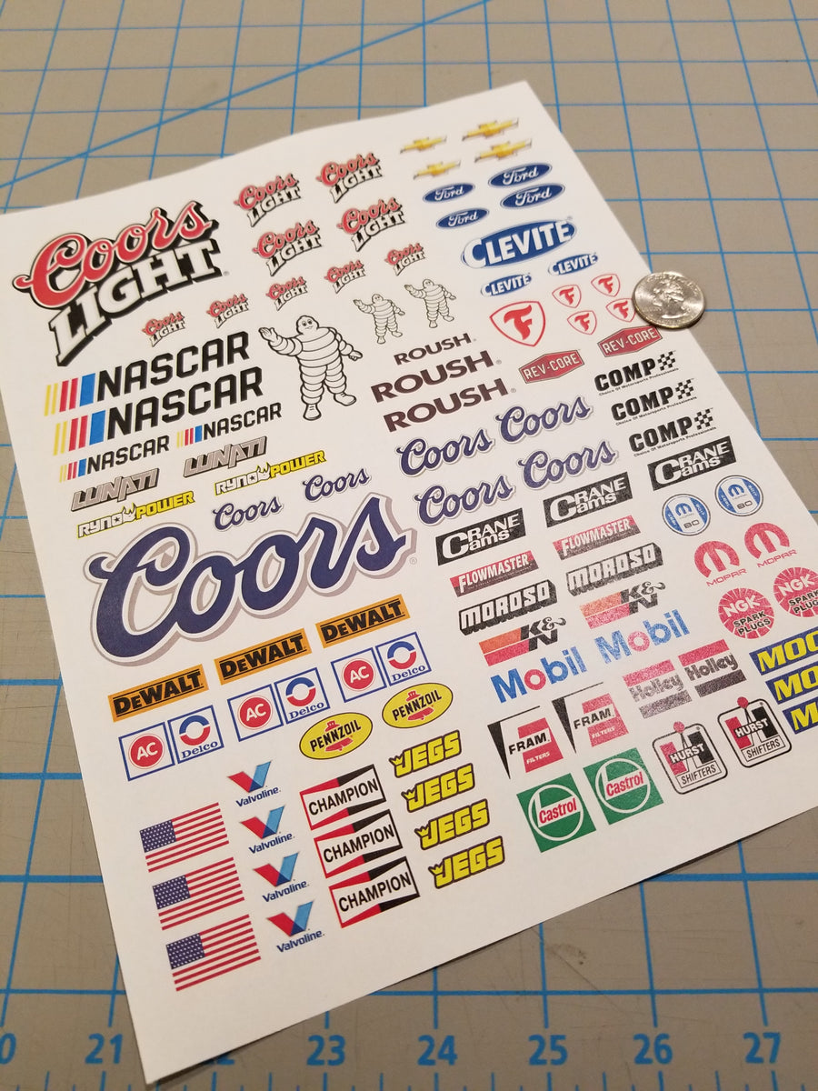RC Racing-03 Decal Set for 1:8/1:10/1:12 Scale Vehicles – ARC-tec Shop