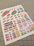 RC Racing-05 Decal Set for 1:8/1:10/1:12 Scale Vehicles