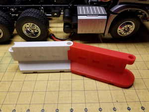 Digital Scale Rhino Vehicle Barrier at 1/14th Scale (STL Format)