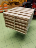 Miniature Wood Pallet 1:14 Scale (Set of 4)